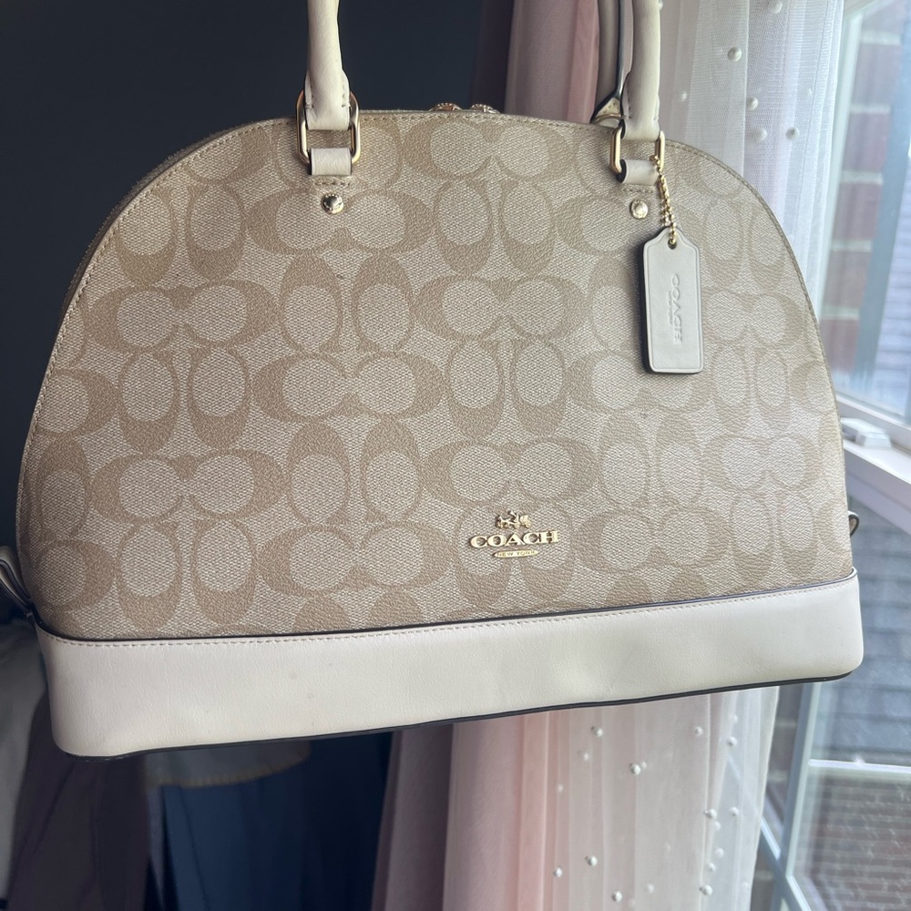 Coach Tan and Cream Women's Bag